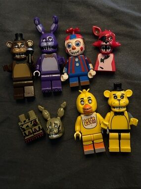 Five Nights at Freddy’s Lego compatible figures, as is